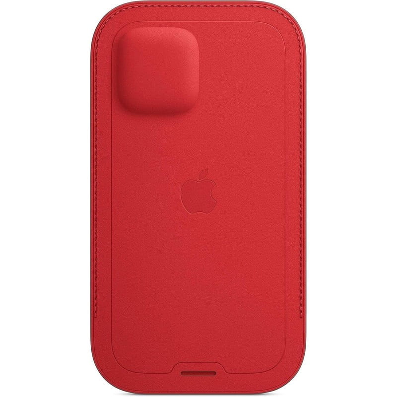 Чохол на руку Apple Leather Sleeve with MagSafe для Apple iPhone 12/12 Pro RED (MHYE3)