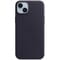 Фото - Чохол-накладка Apple Leather Case with MagSafe для Apple iPhone 14 Plus Ink (MPPC3) | click.ua