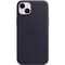 Фото - Чохол-накладка Apple Leather Case with MagSafe для Apple iPhone 14 Plus Ink (MPPC3) | click.ua
