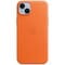 Фото - Чохол-накладка Apple Leather Case with MagSafe для Apple iPhone 14 Plus Orange (MPPF3) | click.ua