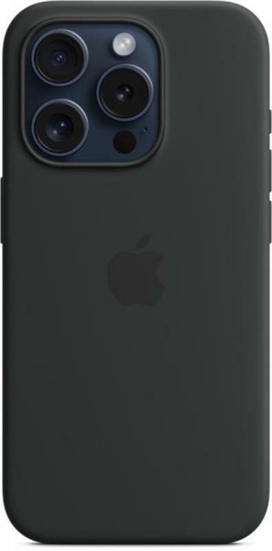 Чехол-накладка Apple Silicone Case with MagSafe для Apple iPhone 15 Pro Black (MT1A3)