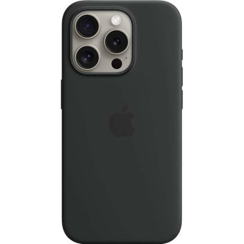 Чехол-накладка Apple Silicone Case with MagSafe для Apple iPhone 15 Pro Black (MT1A3)
