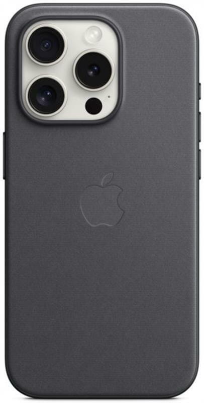 Чехол-накладка Apple FineWoven Case with MagSafe для Apple iPhone 15 Pro Black (MT4H3)