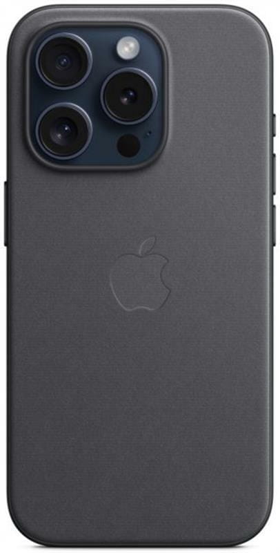Чехол-накладка Apple FineWoven Case with MagSafe для Apple iPhone 15 Pro Black (MT4H3)