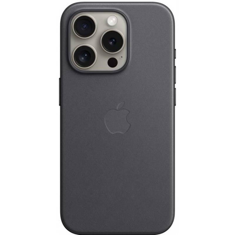 Чехол-накладка Apple FineWoven Case with MagSafe для Apple iPhone 15 Pro Black (MT4H3)