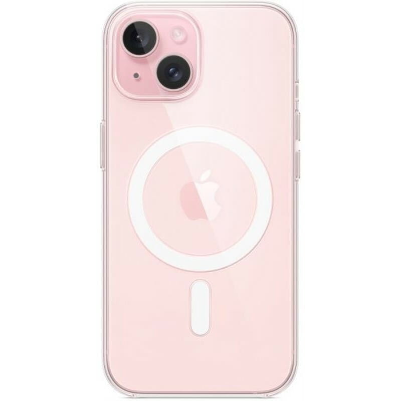 Чехол-накладка Apple Clear Case with MagSafe для Apple iPhone 15 Clear (MT203)