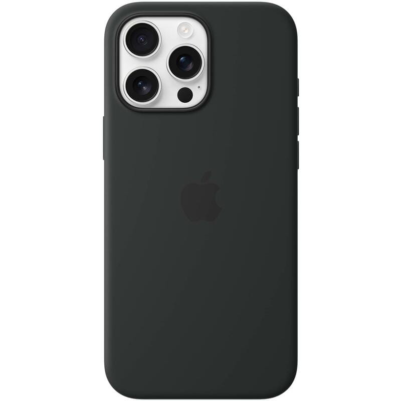 Чeхол-накладка Apple Silicone Case with MagSafe для Apple iPhone 16 Pro Max Black (MYYT3)
