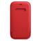 Фото - Чохол-кишеня Apple Leather Sleeve with MagSafe для Apple iPhone 12 Mini Red (MHMR3) | click.ua