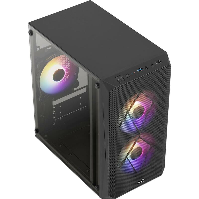 Корпус AeroCool CS-107-A-BK-v2 (ACCX-PC14002.11) Black 600W