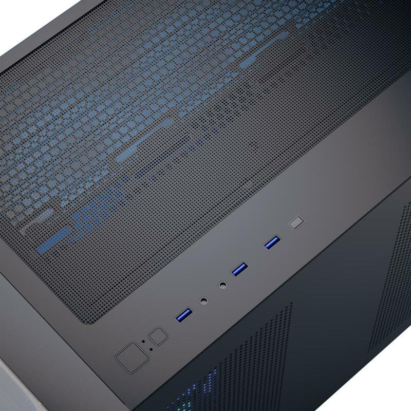 Корпус AeroCool P300C-G-BK-v1 (ACCS-PN02033.11) Black без БП
