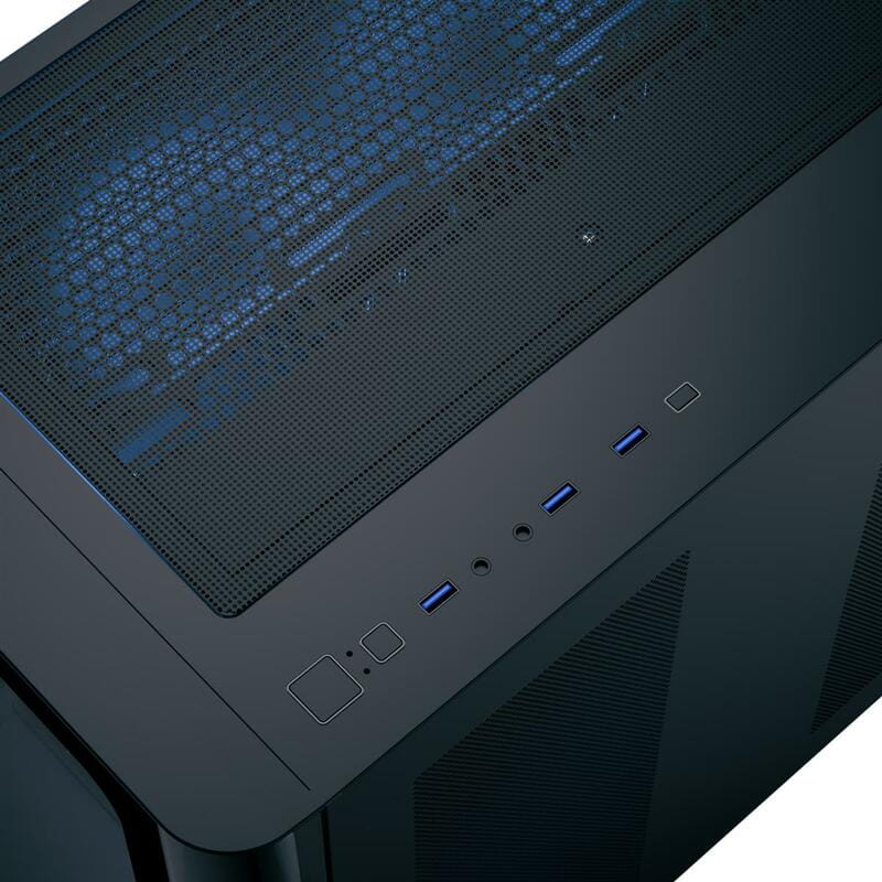 Корпус AeroCool P500C-G-BK-v1 (ACCM-PN01043.11) Black без БП