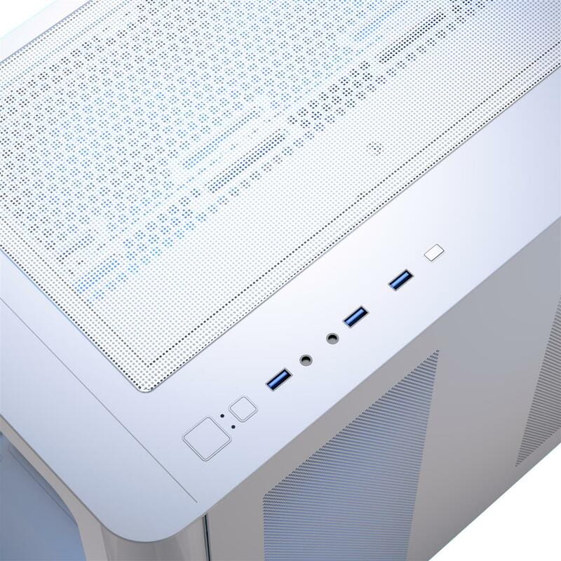 Корпус AeroCool P500C-G-WT-v1 (ACCM-PN01043.21) White без БЖ