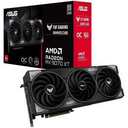 Відеокарта AMD Radeon RX 9070 XT 16GB GDDR6 TUF Gaming OC Asus (TUF-RX9070XT-O16G-GAMING)