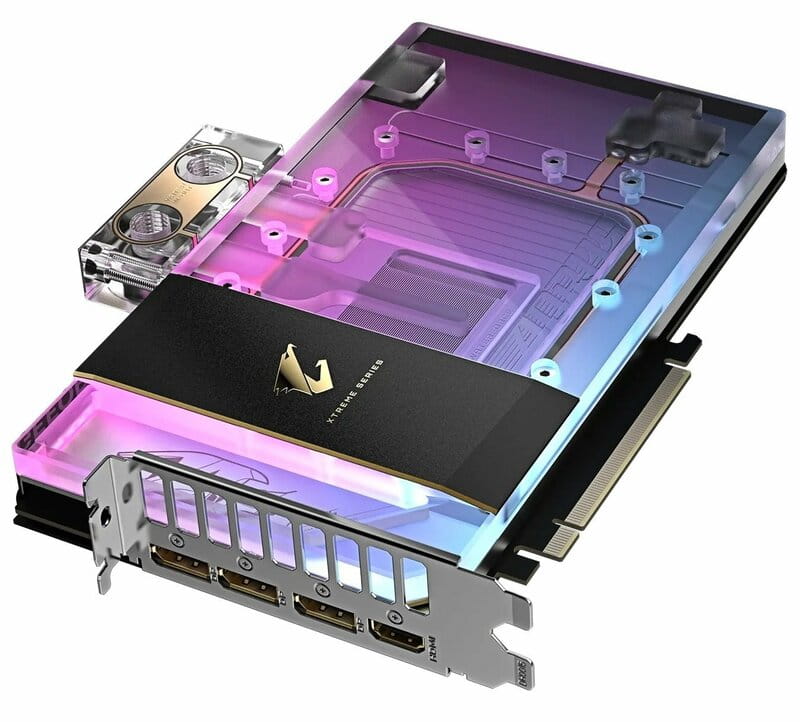 Видеокарта GF RTX 5090 32GB GDDR7 Aorus Xtreme Waterforce WB Gigabyte (GV-N5090AORUSX WB-32GD)