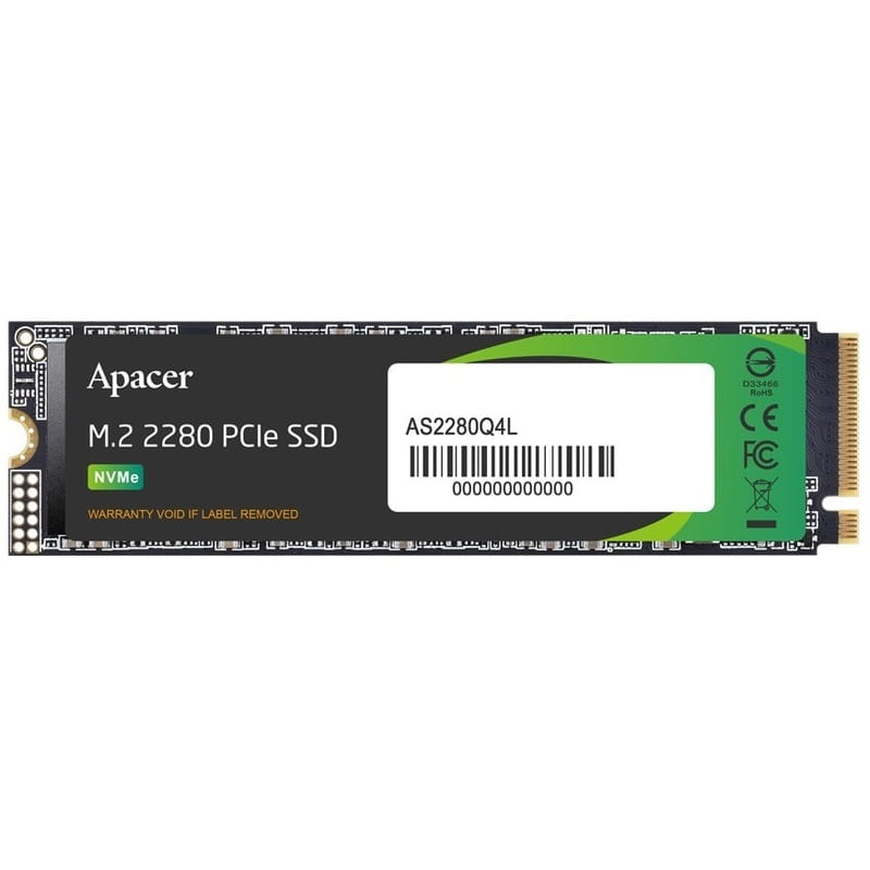 Накопитель SSD  256GB Apacer AS2280Q4L M.2 2280 PCIe 4.0 x4 3D TLC (AP256GAS2280Q4L-1)