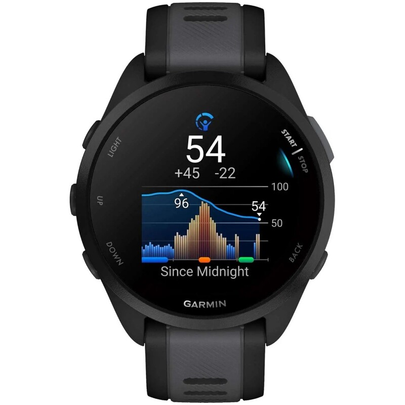 Смарт-годинник Garmin Forerunner 165 Black/Slate Gray (010-02863-AC)