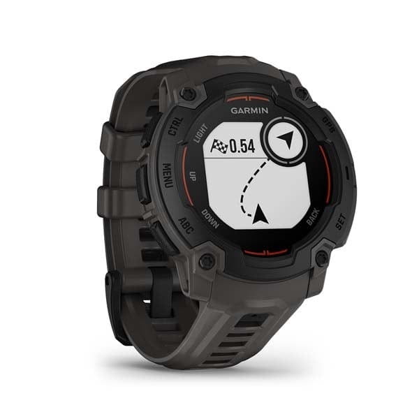 Смарт-часы Garmin Instinct E 45 mm Black with Charcoal Silicone Band (010-02933-13)