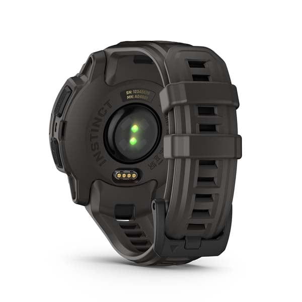Смарт-часы Garmin Instinct E 45 mm Black with Charcoal Silicone Band (010-02933-13)