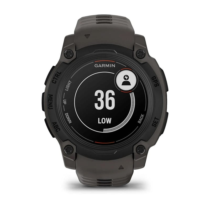 Смарт-часы Garmin Instinct E 40 mm Black with Charcoal Silicone Band (010-02932-13)