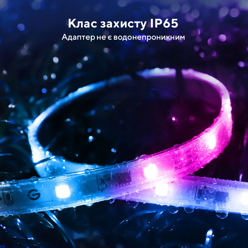 Светодиодная лента умная Govee H6172 RGBIC Phantasy Outdoor, 10 м, White (H61723D1)