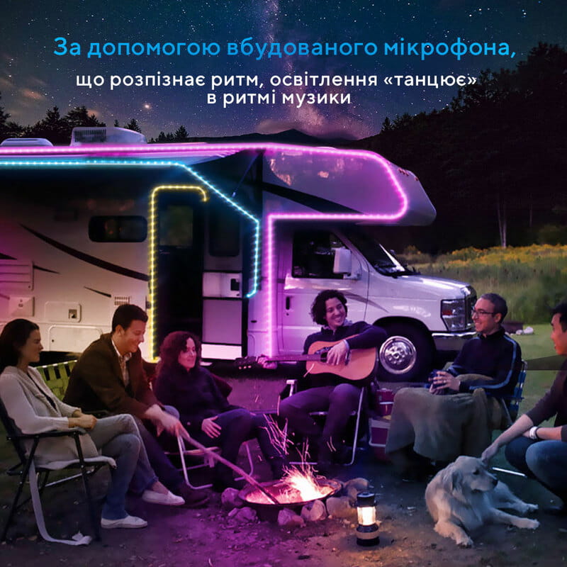 Світлодіодна стрічка розумна Govee H611 RGB, 10 м, White (H61103A3)
