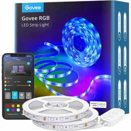 Світлодіодна стрічка розумна Govee H611 RGB, 10 м, White (H61103A3)