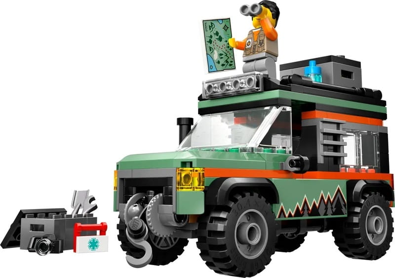 Конструктор LEGO City Позашляхова гірська вантажівка 4x4 (60447)
