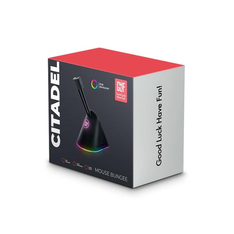 Тримач для кабеля GLHF Citadel RGB Black (FGLMB22BKCTDLRGB3)