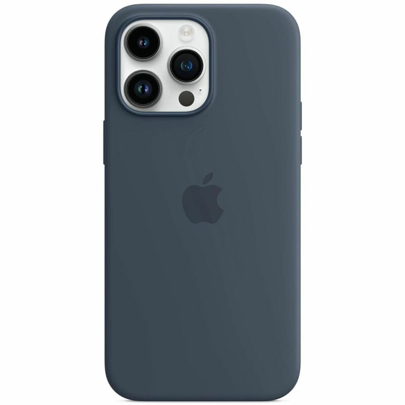 Чохол-накладка Apple Silicone Case with MagSafe для Apple iPhone 14 Pro Max Storm Blue (MPTQ3)