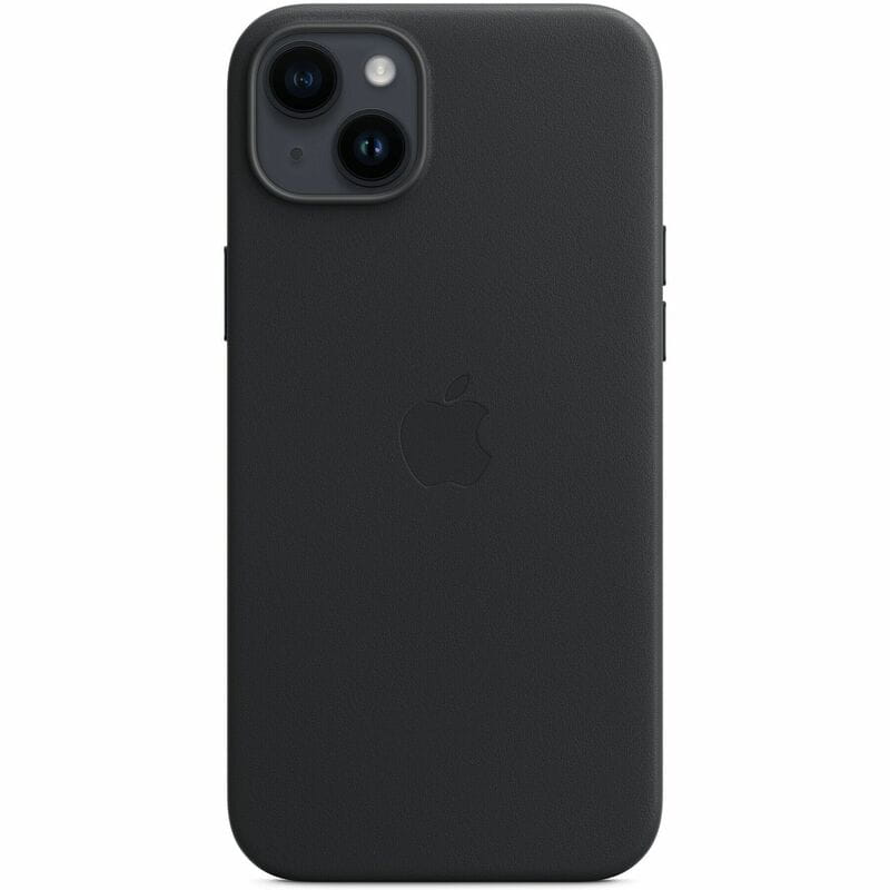 Чохол-накладка Apple Leather Case with MagSafe для Apple iPhone 14 Plus Midnight (MPP93)