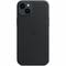 Фото - Чохол-накладка Apple Leather Case with MagSafe для Apple iPhone 14 Plus Midnight (MPP93) | click.ua