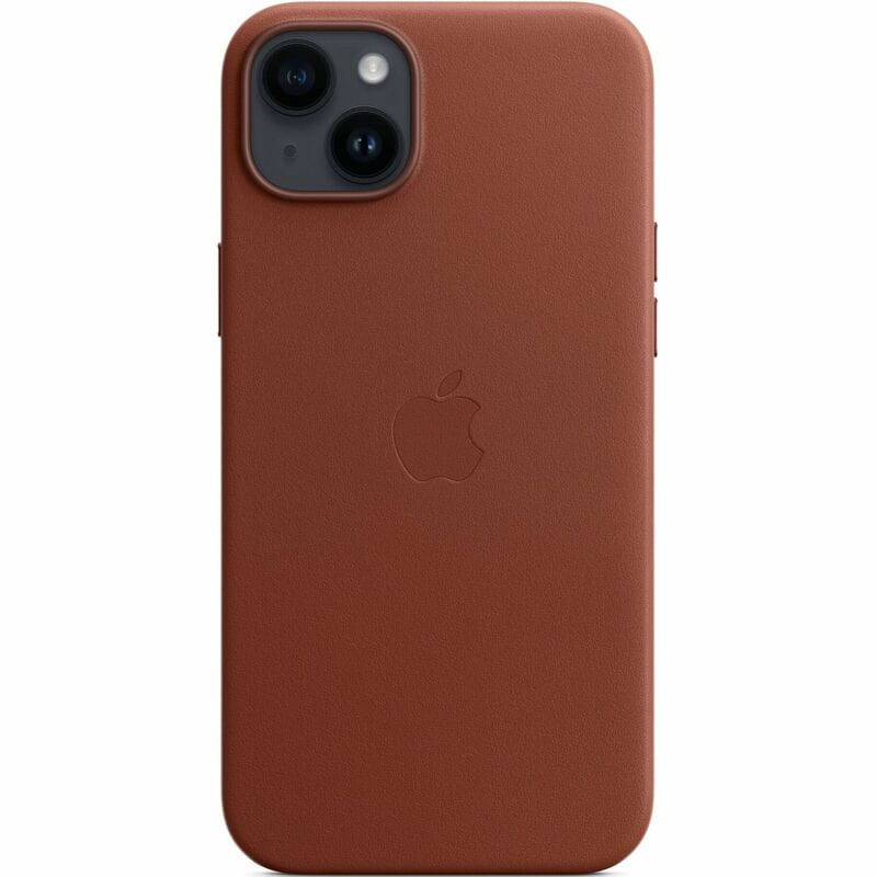 Чохол-накладка Apple Leather Case with MagSafe для Apple iPhone 14 Plus Umber (MPPD3)