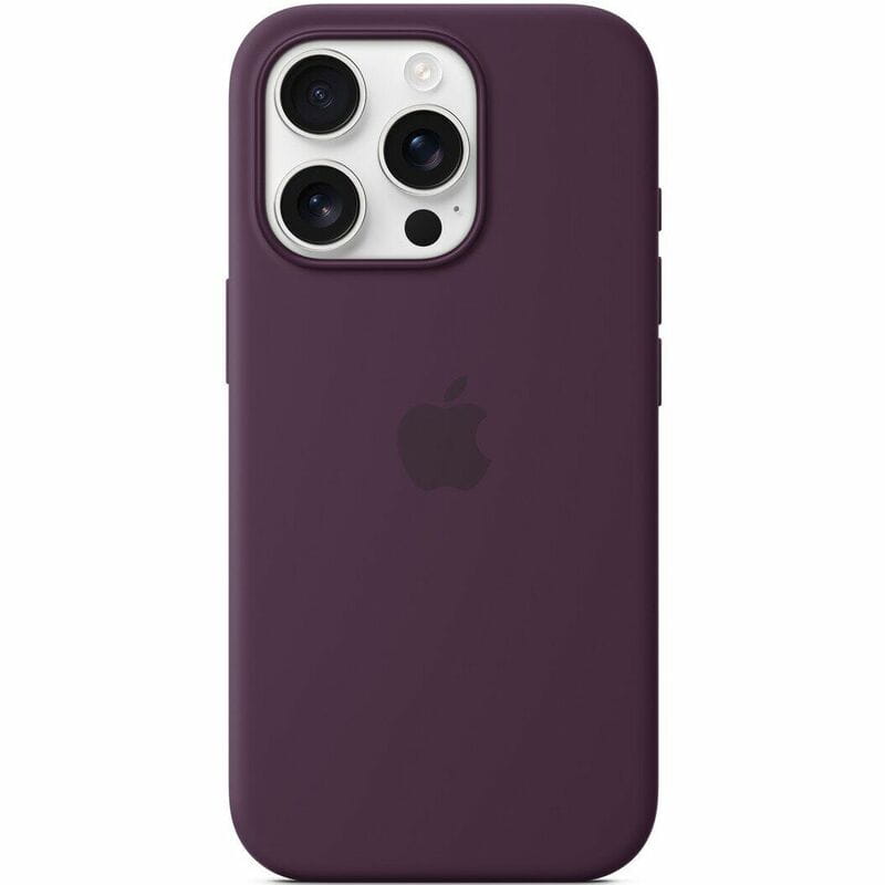 Чохол-накладка Apple Silicone Case with MagSafe для Apple iPhone 16 Pro Plum (MYYM3)