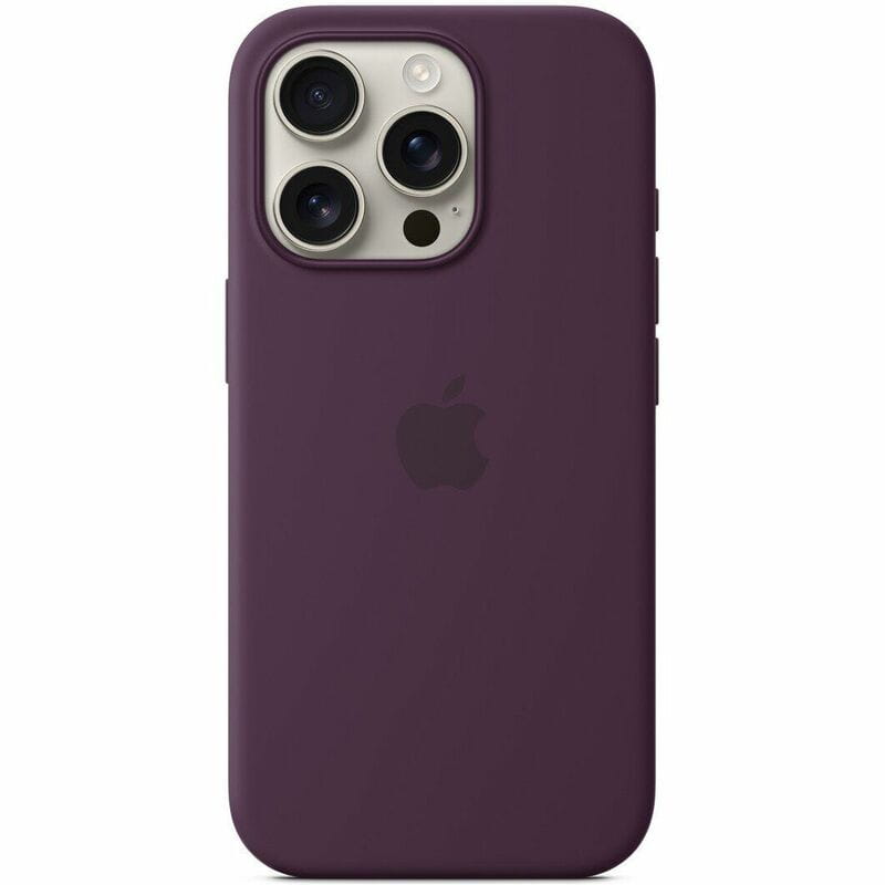 Чохол-накладка Apple Silicone Case with MagSafe для Apple iPhone 16 Pro Plum (MYYM3)