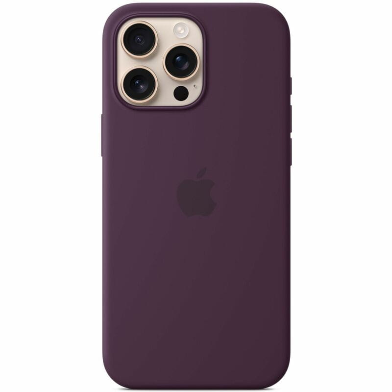 Чохол-накладка Apple Silicone Case with MagSafe для Apple iPhone 16 Pro Max Plum (MYYW3)