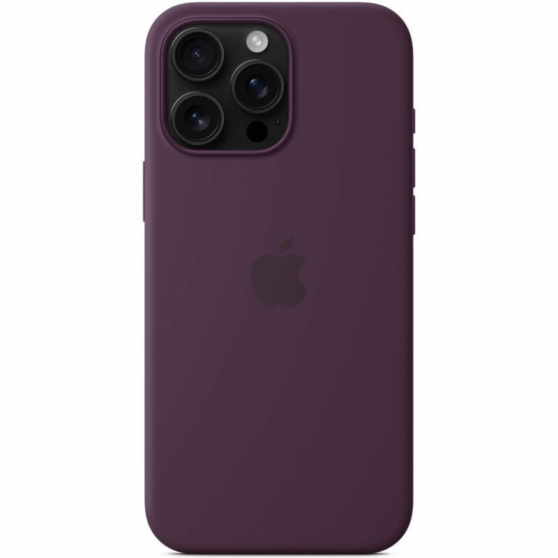 Чохол-накладка Apple Silicone Case with MagSafe для Apple iPhone 16 Pro Max Plum (MYYW3)