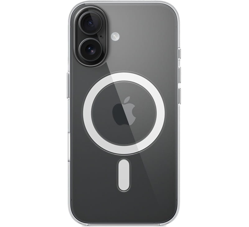 Чохол-накладка Apple Clear Case with MagSafe для Apple iPhone 16 Transparent (MA6A4)