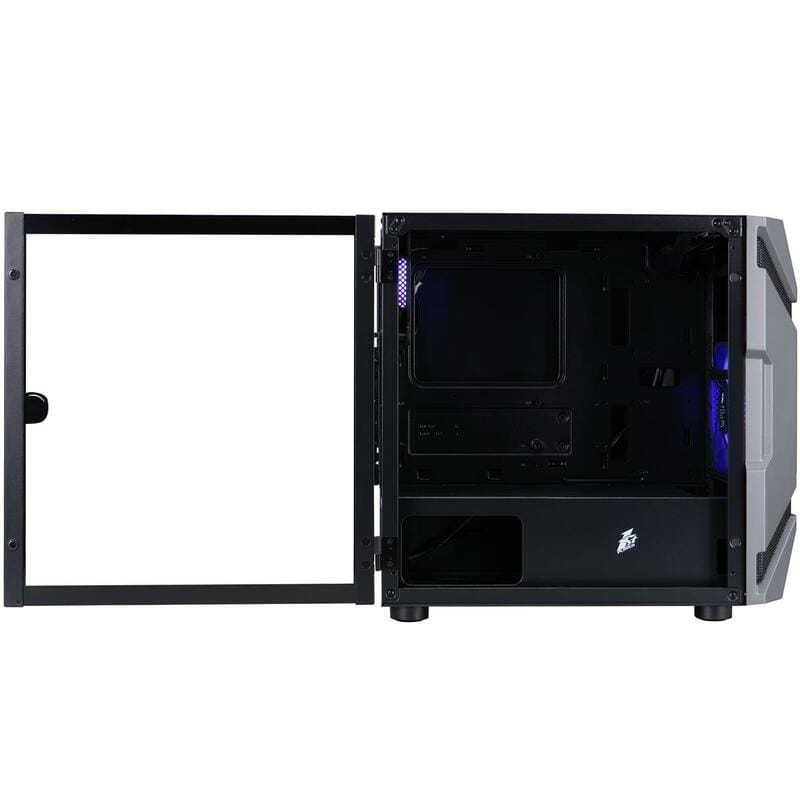 Корпус 1stPlayer D3-A-BK-1F7-14-1F7 Black без БП