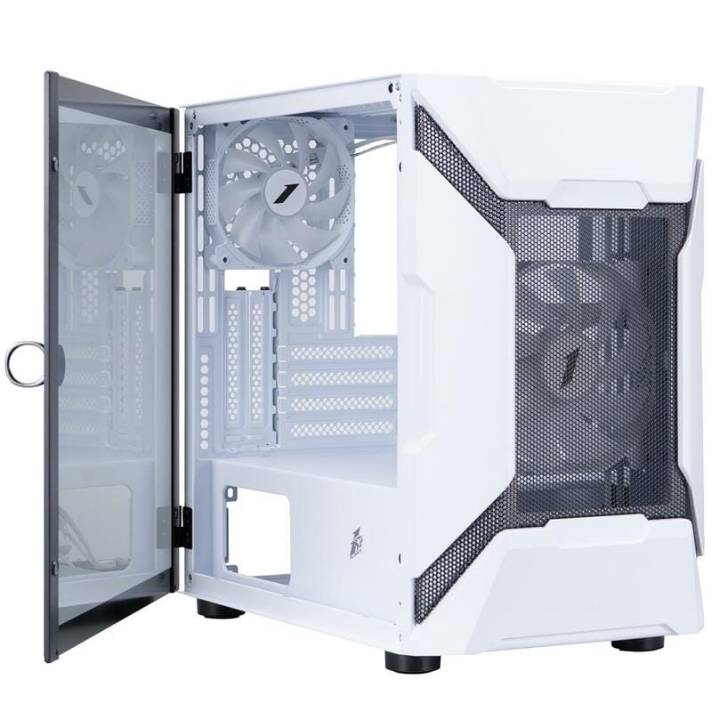 Корпус 1stPlayer D3-A-WH-1F7-14-W-1F7-W White без БП