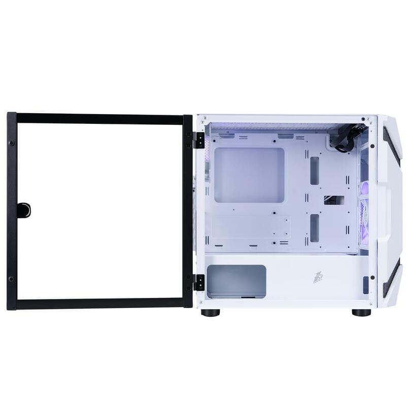 Корпус 1stPlayer D3-A-WH-1F7-14-W-1F7-W White без БП