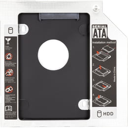 Адаптер HDD 2.5" для ноутбука в отсек CD-ROM PowerPlant HB390007 (9.5 мм)