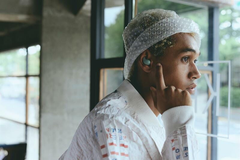 Bluetooth-гарнітура Sony LinkBuds Fit Green (WFLS910NG.CE7)