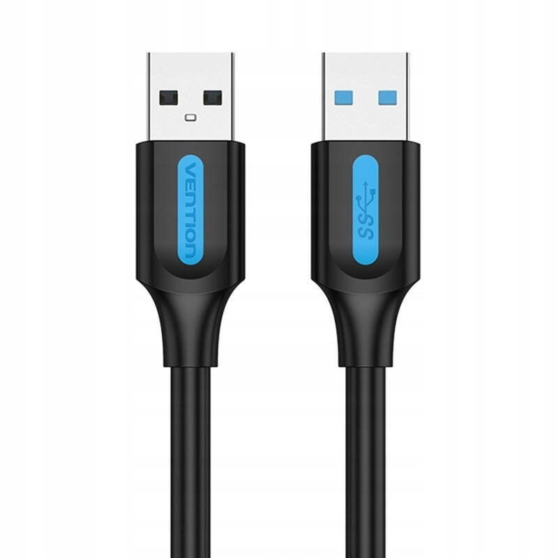 Кабель Vention USB - USB V 3.0 (M/M), 1 м, Black (CONBF)