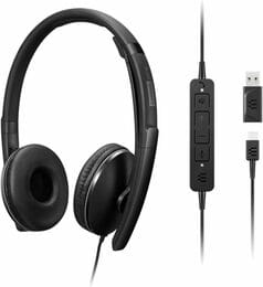 Гарнитура Lenovo Wired ANC Headset Black (4XD1M45627)