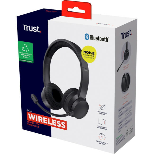 Купити Гарнітура Trust Ayda Wireless headset Black (25463) Гарнітура Trust Ayda Wireless headset Black (25463)