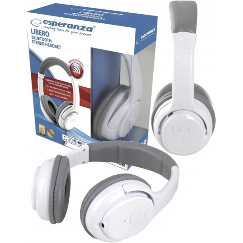 Bluetooth-гарнітура Esperanza Libero White (EH163W)