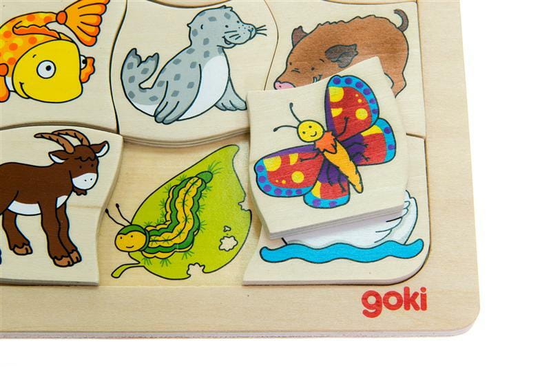 Детская головоломка Goki Кто чей (56879)