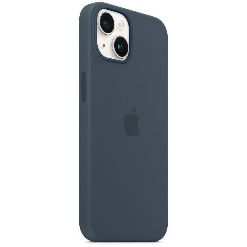 Чохол-накладка Apple Silicone Case with MagSafe для Apple iPhone 14 Storm Blue (MPRV3)