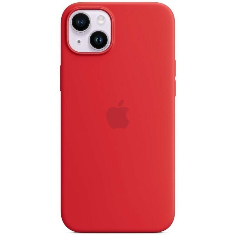 Чехол-накладка Apple Silicone Case with MagSafe для Apple iPhone 14 Plus PRODUCT Red (MPT63)