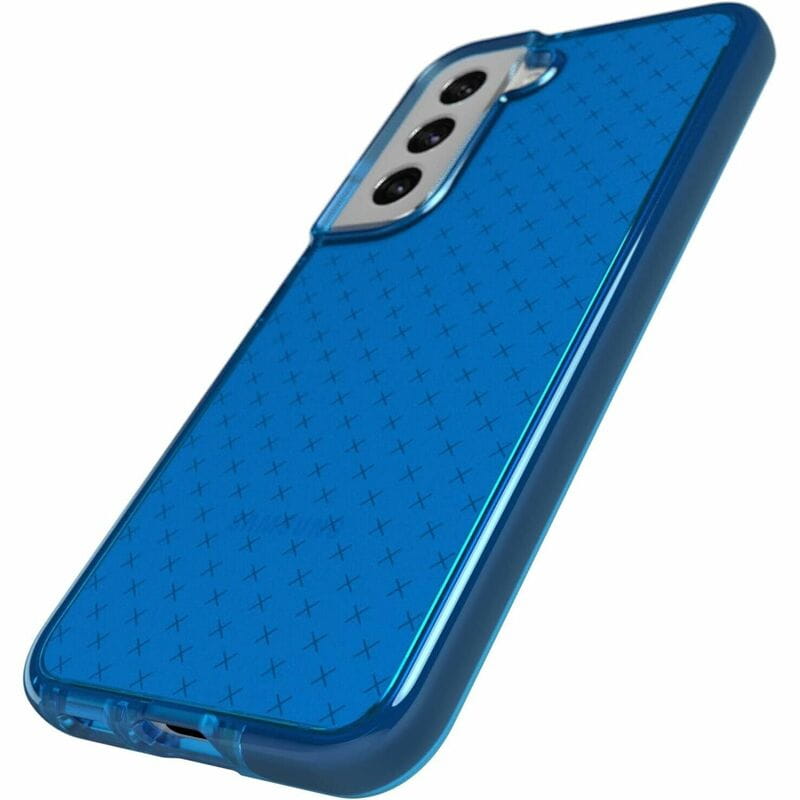 Чeхол-накладка Tech21 Evo Check для Samsung Galaxy S22 SM-S901 Blue (T21-9408)